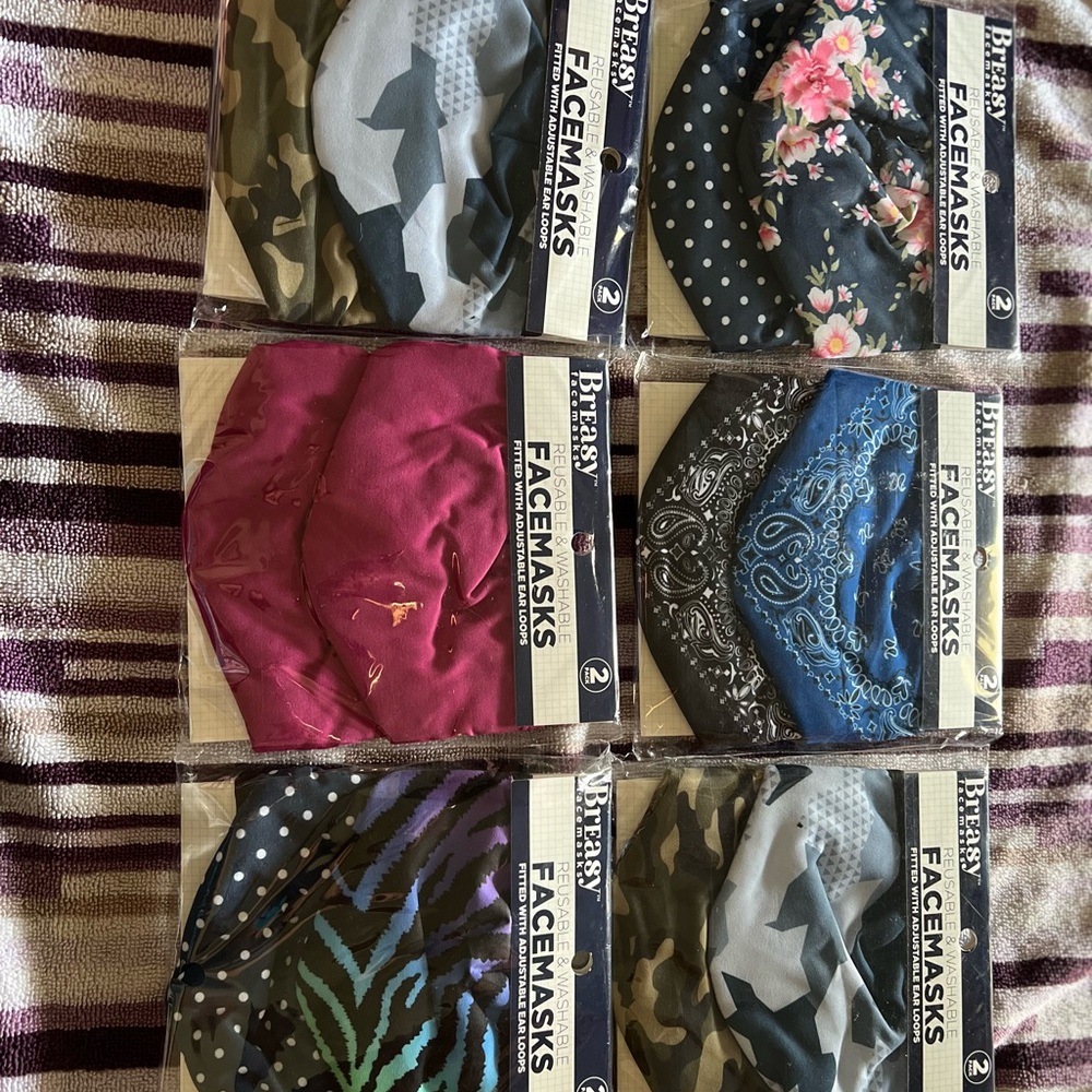 Reusable and Washable FaceMasks